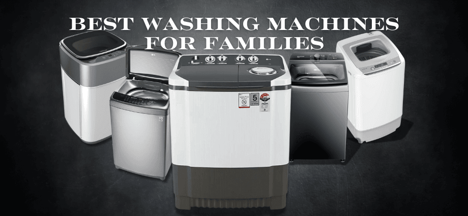Best Washing Machines for Families Image