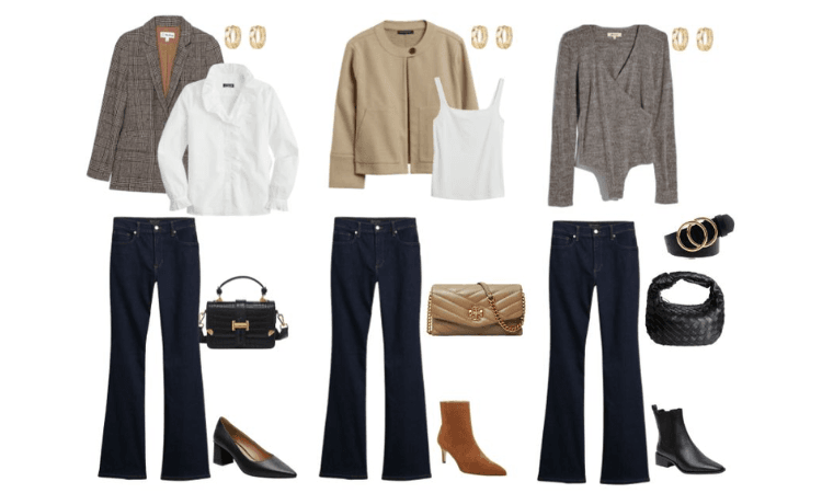 Bootcut Jeans with Ankle Boots-image