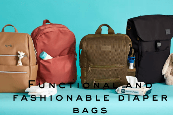 Functional and fashionable diaper bags-image