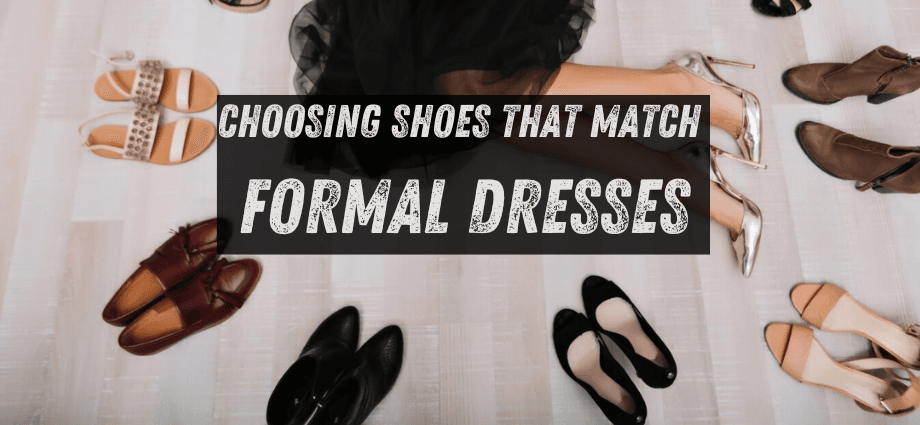Choosing Shoes That Match Formal Dresses image