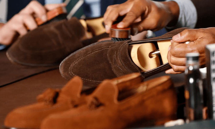 Suede shoes-image