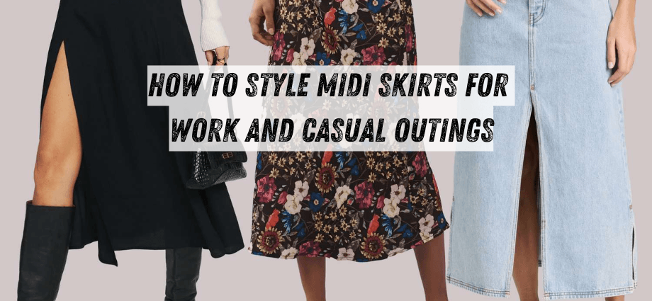 How to Style Midi Skirts for Work and Casual Outings image