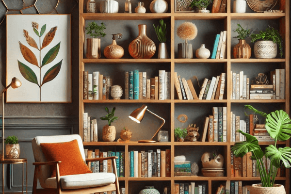 How to Style Your Bookshelves for a Modern Look