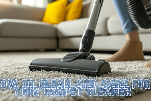 How to Clean and Care for your Carpet Cleaner How to clean and care for your carpet cleaner-image