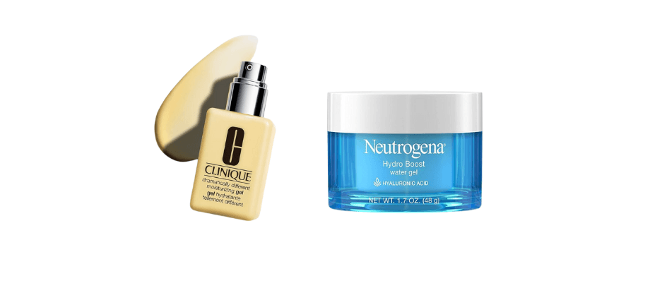Neutrogena Hydro Boost Water Gel & Clinique Dramatically Different Gel Image
