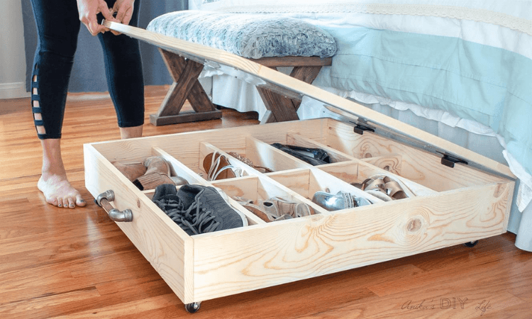 Under-Bed Shoe Storage Boxes -image
